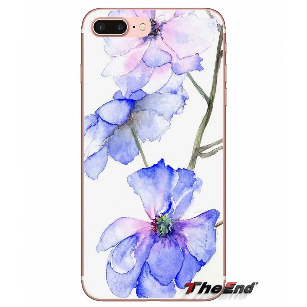 Силиконовый чехол для Xiaomi Redmi 4 3 3S Pro Mi3 Mi4 Mi4i Mi4C Mi5 Mi5S Mi Max Note 2 Flower WaterColor Painting|silicone