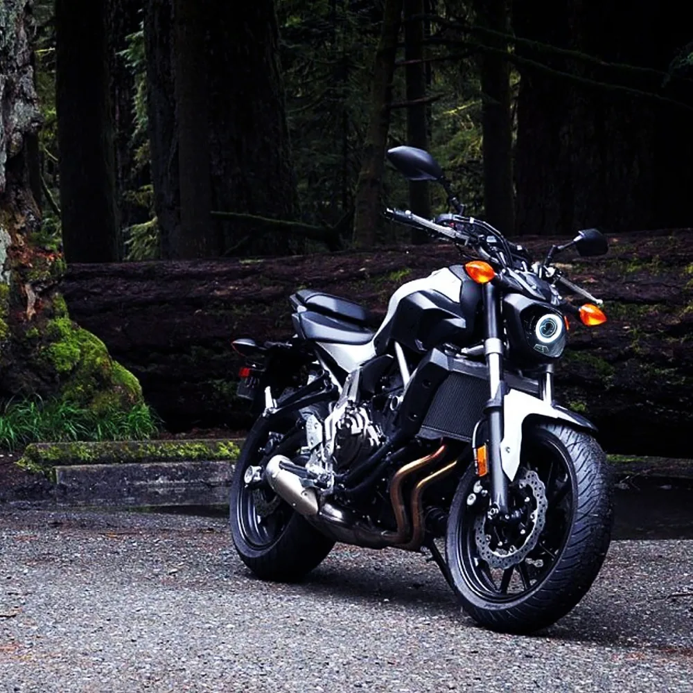 KT светодиодная фара для Yamaha FZ07 MT07 2015 2017| |