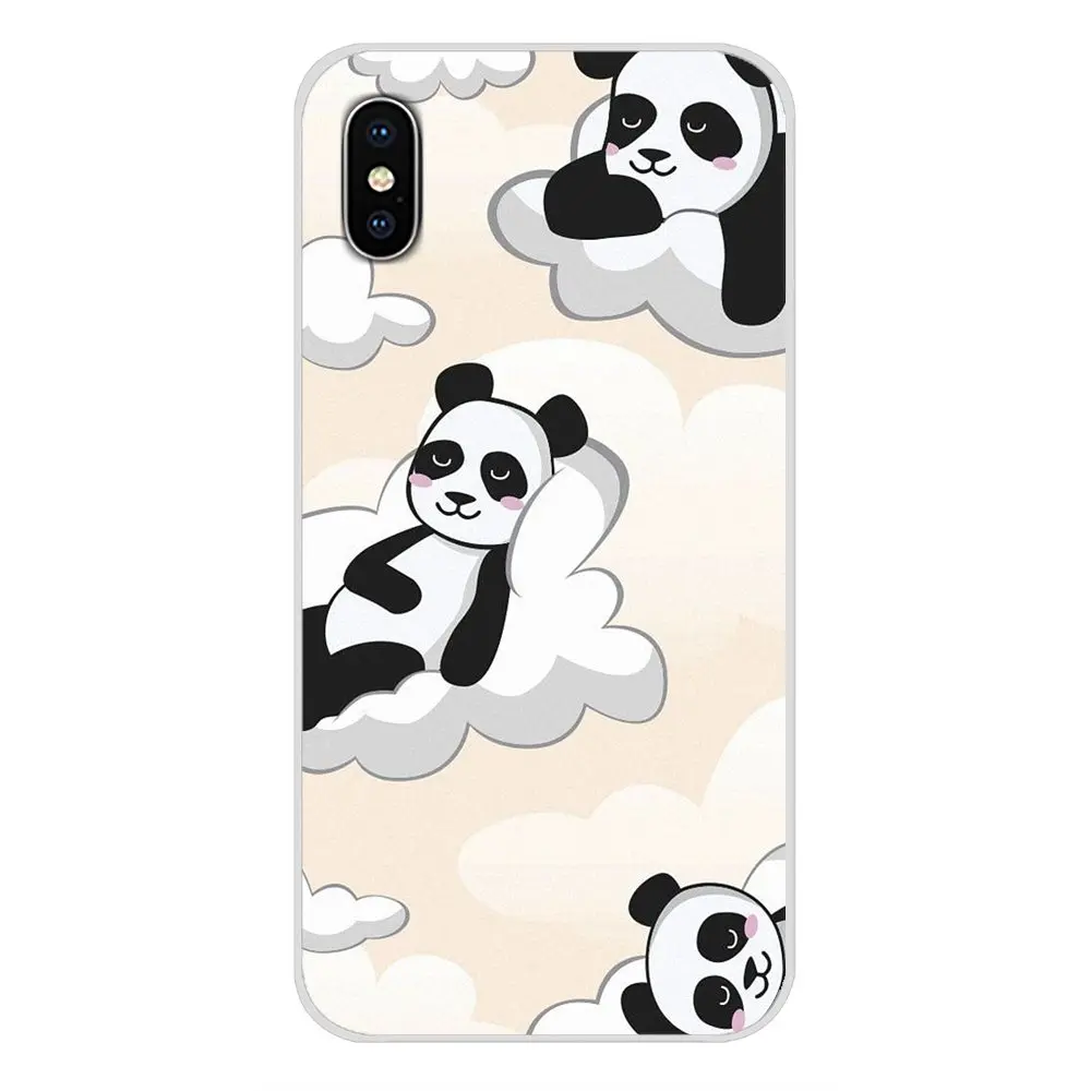 Животное волк Собака Панда цветок для Apple iPhone X XR XS MAX 4 4S 5 5S 5C SE 6 6S 7 8 Plus ipod touch