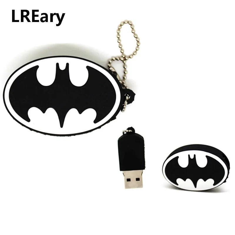 Хит продаж Модный USB флеш-накопитель с изображением Бэтмена супергероем 64 ГБ