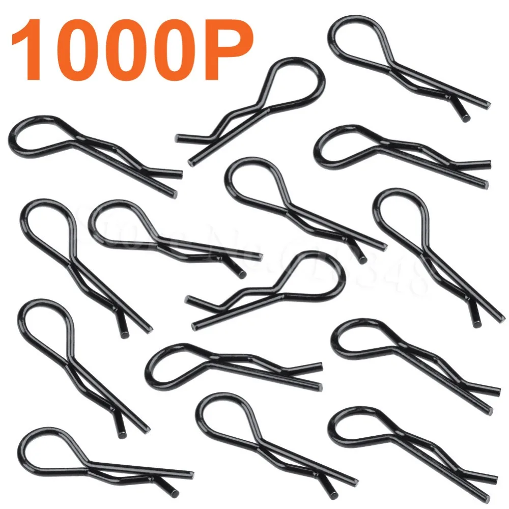 1000 шт стальные зажимы для тела R булавки гонки Redcat HPI Himoto HSP 1/10 1/12 1/16 RC