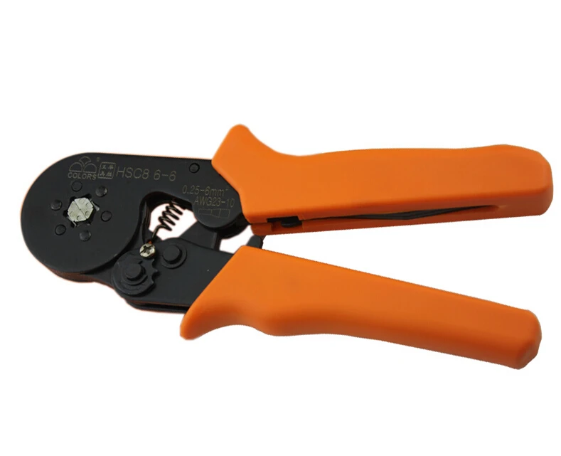 HSC8 6-6 SELF ADJUSTABLE CRIMPING PLIER 0.25-6mm2 terminals crimping tools multi tool hands pliers | Инструменты