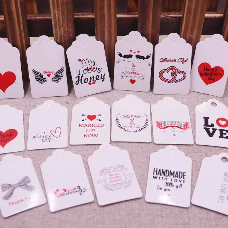 100 шт белые бумажные бирки с джутовый шпагат для DIY подарки ремесла ценовые ярлыки