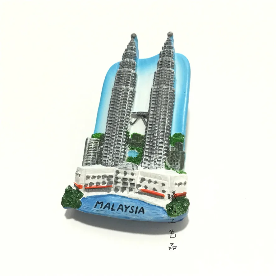 Магнитные 3d-магниты на холодильник в Малайзии туристические сувениры Kuala Lumpur