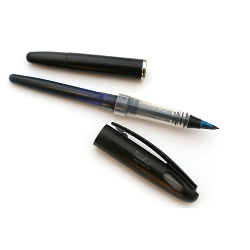 Японские канцелярские принадлежности Pentel Tradio Stylo Duckbill перьевая ручка с фетровым наконечником 1,0 мм-2,0 мм ручка-знак графический дизайн ручка-калиграфия