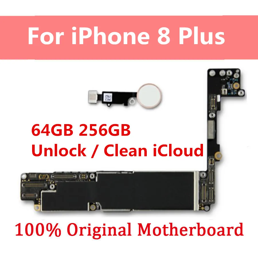 Разблокированная для iphone 8 Plus материнская плата разблокированная 5 дюймовая с/без