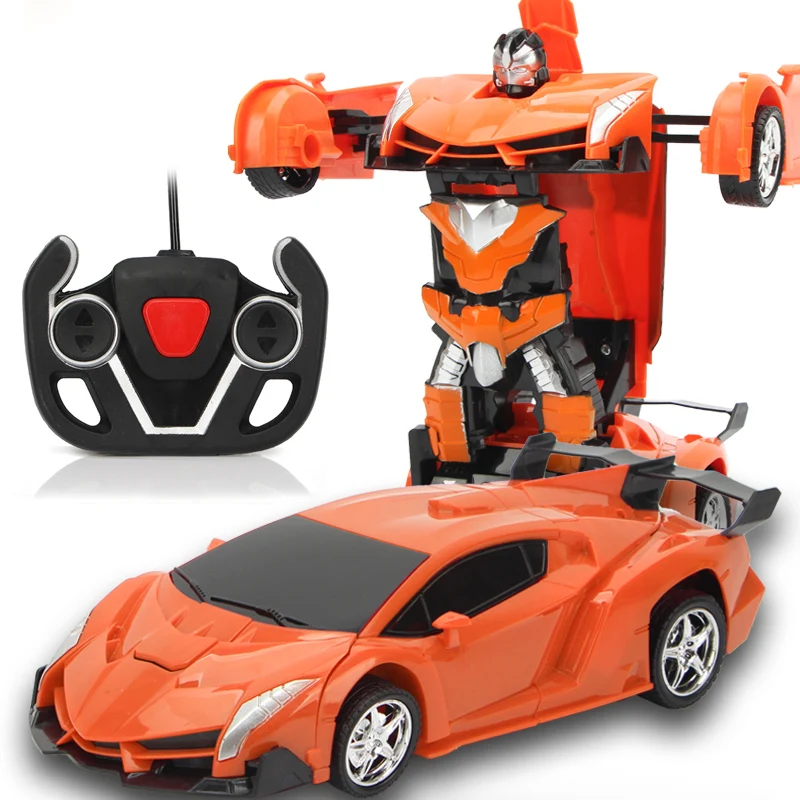 

XYCQ RC Car Transformation Robots Sports Vehicle Model Robots Toys Cool Deformation Car Kids Toys Gifts For Boys