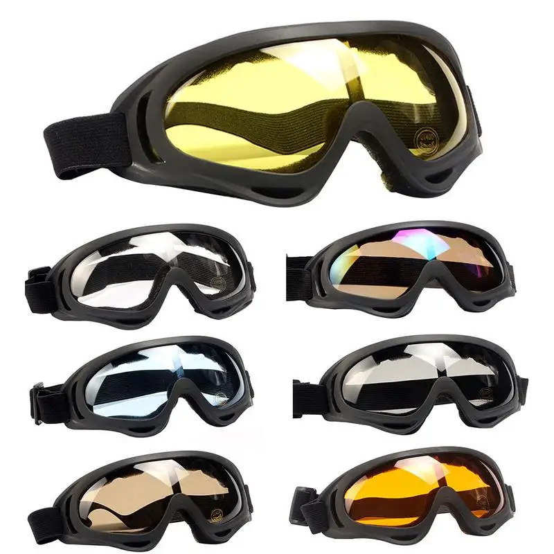 

Unisex Adjustable Outdoor Bicycle Goggles Off-Road Glasses Windproof Skiing Goggles Dustproof sunglasses Riding Glasses