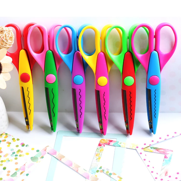 Кружевные ножницы 13 см альбом сделай сам декоративные режущие 1 шт. в упаковке 6