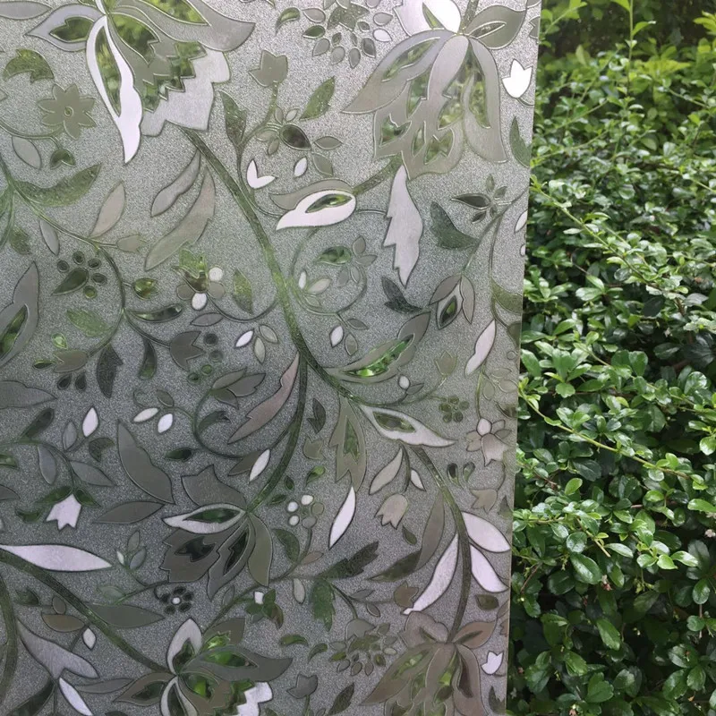 Тюльпан статичные наклейки для матового стекла стеклянная оконная пленка