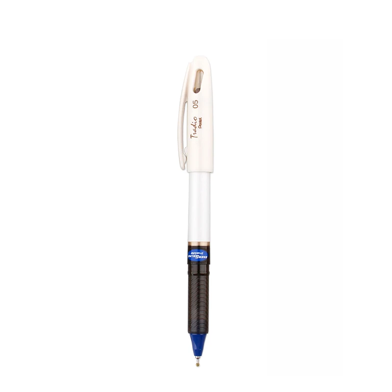 LifeMaster Pentel Energy Gel Tradio игольчатая гелевая ручка 0,5 мм модный дизайн быстросохнущая офисная ручка BLN115 - Цвет: Blue Ink White Body