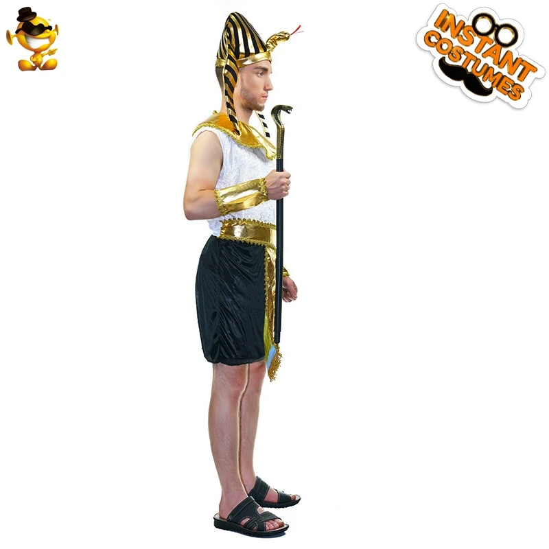 Halloween Adult Men Ancient Egyptian King Costume Fancy Dress Pharaoh Prince Suits for Christmas Costumes |