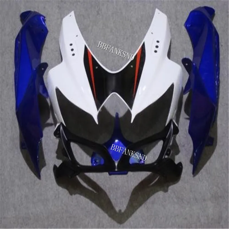 Литьевая форма обтекатель комплект для SUZUKI GSXR600 750 K8 08 09 GSXR 600 2008 2009 черно-голубые