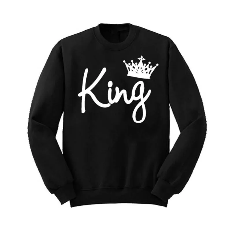 2018 Новинка обувь для костюмированных вечеринок в стиле King queen Пара Толстовка с