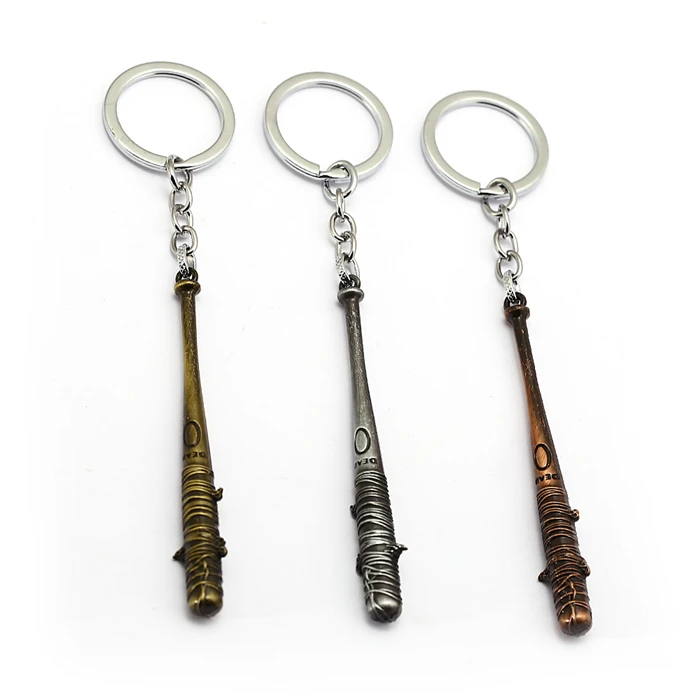 

The Walking Dead Keychain Negan's Bat Stick LUCILLE Keyring llavero Men Car Women Bag Key Chain Pendant Chaveiro Jewelry