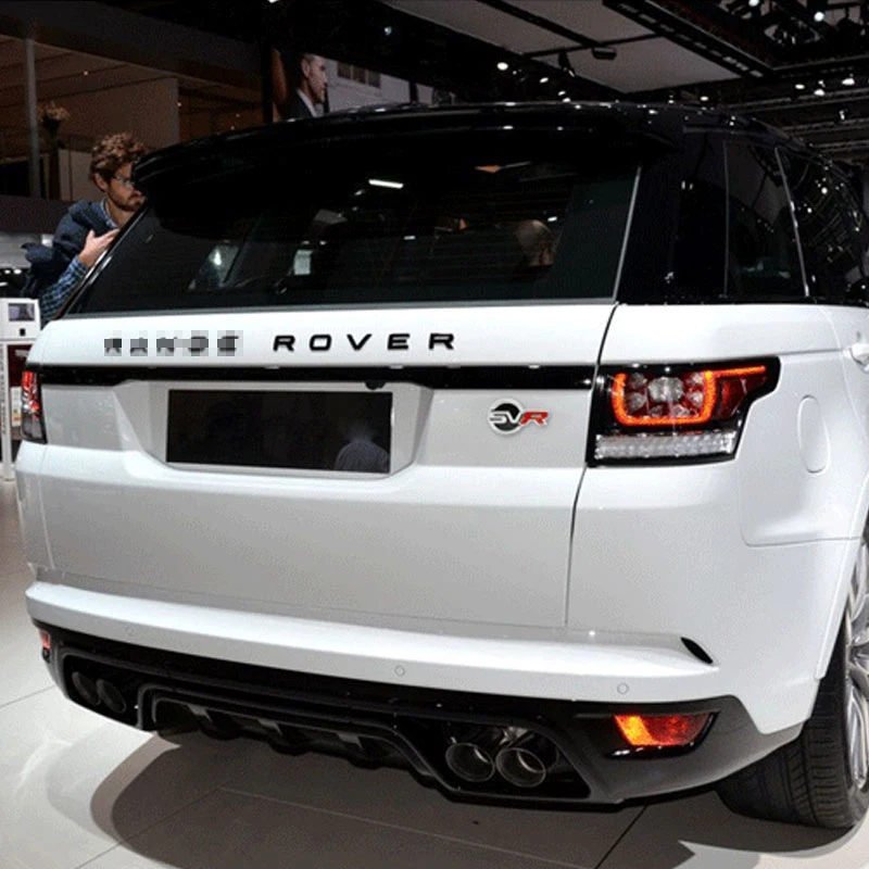 1 шт. 3D металлический значок-эмблема SVR для бокового крыла автомобиля заднего