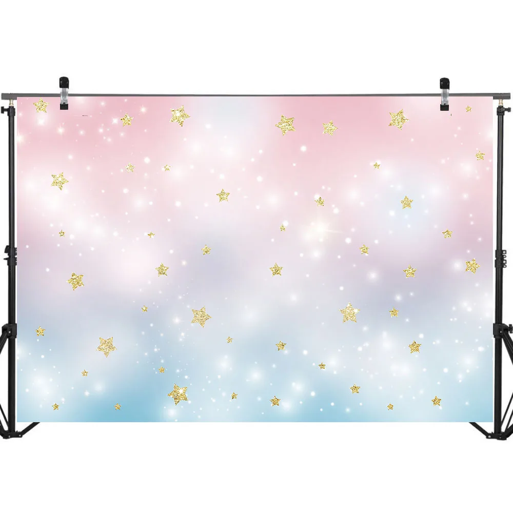 Фотофон NeoBack Twinkle Little Star розовый мечтательный боке фото фон Фотофон