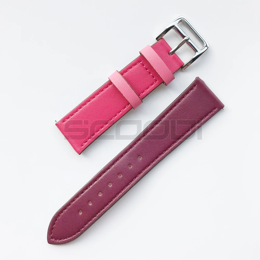 Ремешок для наручных часов из натуральной кожи, браслет для Xiaomi Huami Amazfit Bip, Молодежные часы, модные наручные часы, ремешок 20 мм