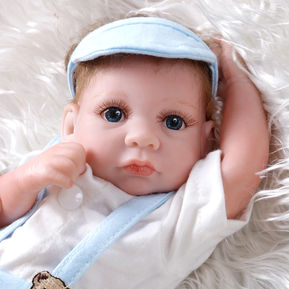 NPK 26 см миниатюрная Кукла reborn baby boy очень милая маленькая забавная кукла