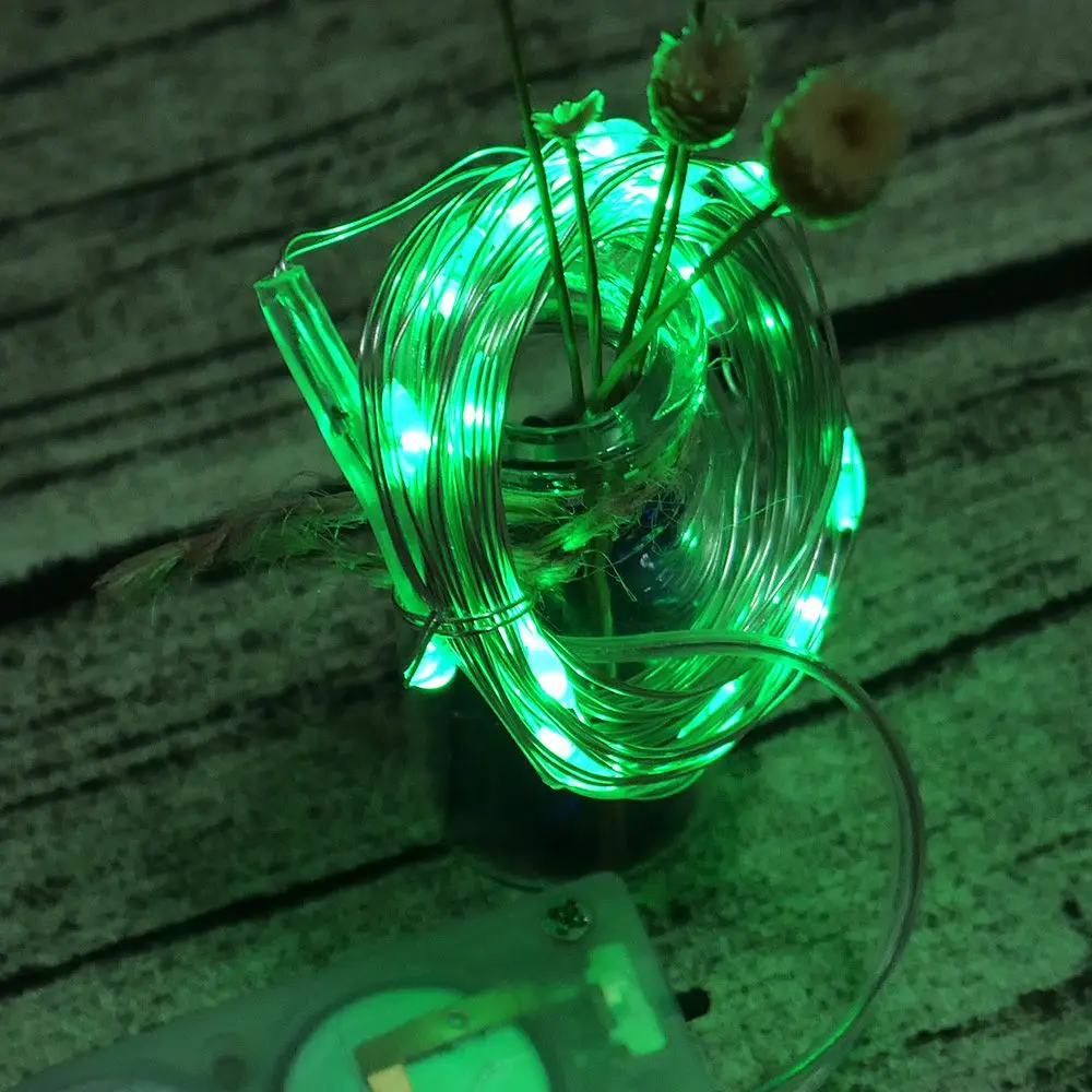 Гирлянда светодиодная уличная 2 м 20 светодиодов на батарейках|fairy light string|outdoor