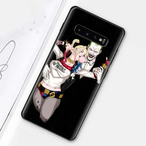 003 "," Харли Квинн "," Джокер "Черный силиконовый чехол для samsung Galaxy S10 S10e S8 S9 плюс S7 A40 A50 A70 Note 8 9 чехол Крышка - Цвет: 003