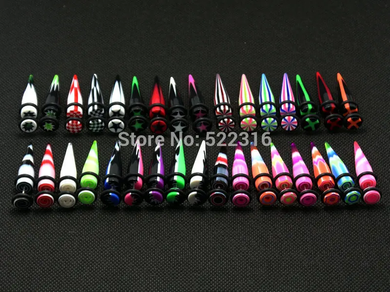 20 шт микс Лот Оптовая продажа пирсинг ювелирные изделия для тела 8 мм различные