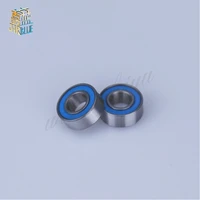 free shipping 10pcs abec 5 mr85 2rs mr85 2rs mr85 rs mr85rs 5x8x2 5 mm blue rubber sealed miniature deep groove ball bearings