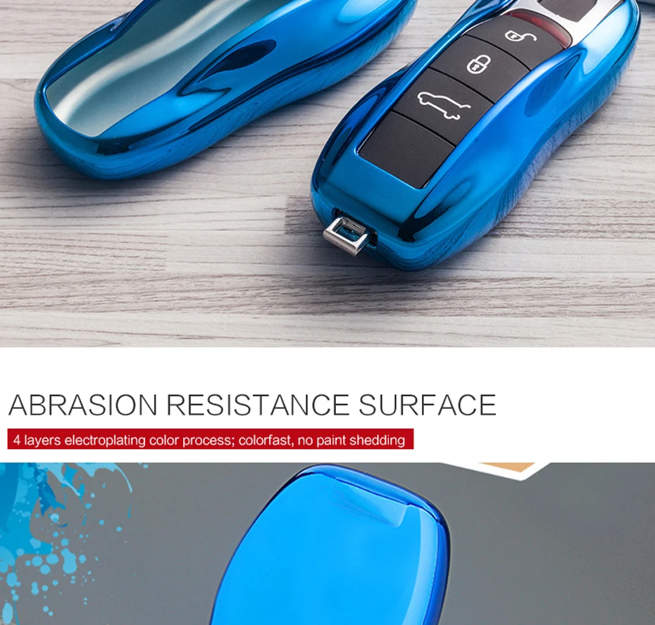 TPU чехол для автомобиля чехол для Spyder Porsche Cayenne Macan 911 970 981 991 92A 2013 Boxster Cayman для машина Panamera аксессуары