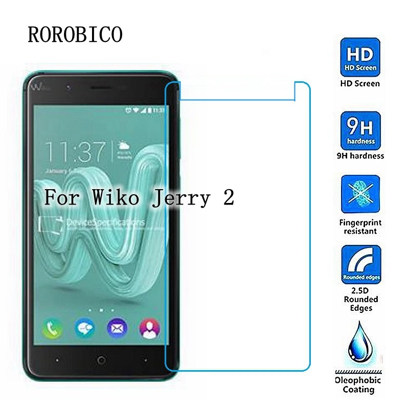 2 шт. пленка из закаленного стекла для Wiko Sunset Pulp FAB View Prime U Feel Uplse lite Jerry Kenny Goa
