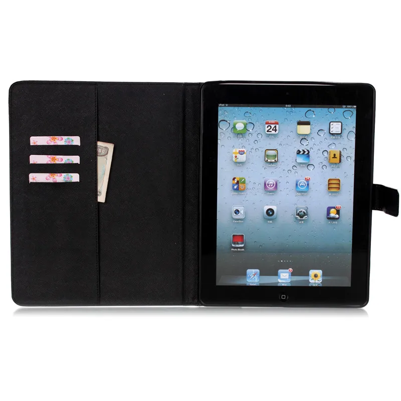 Чехол для Apple iPad 2 3 4 9 7 дюйма умный силиконовый чехол из искусственной кожи