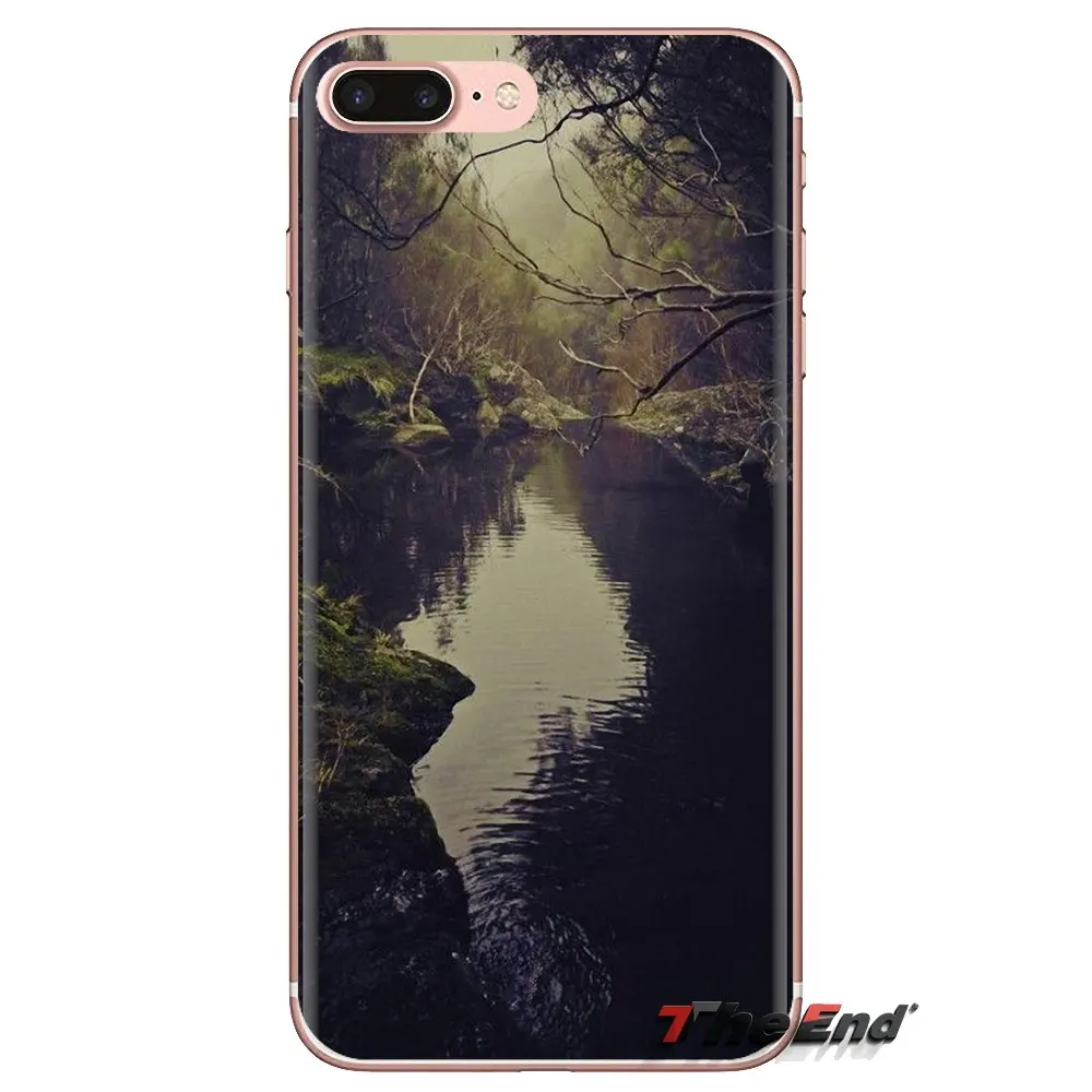 For Samsung Galaxy J1 J2 J3 J4 J5 J6 J7 J8 Plus 2018 Prime 2015 2016 2017 Lake forest nature landscape which Silicone Phone Case |