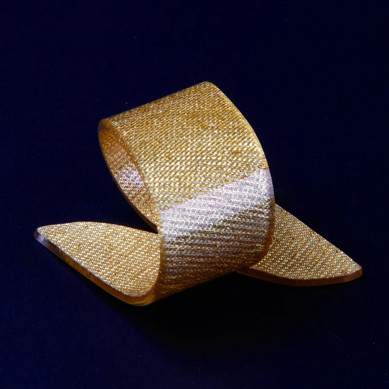 12 золотистых/серебристых акриловых колец для салфеток красивый специальный