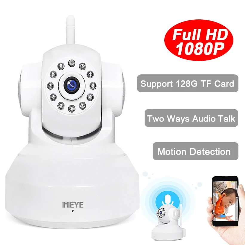 Imieye HD 1080 P 720 Wi-Fi IP Камера Беспроводной ИК видеонаблюдения сетевой безопасности