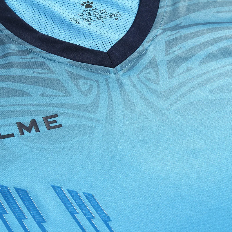 Мужская футбольная форма KELME тренировочный костюм с коротким рукавом 3871014|kelme soccer
