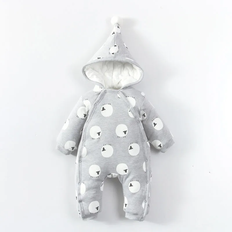 Детский хлопковый комбинезон с длинным рукавом на осень/зиму|newborn baby rompers|baby