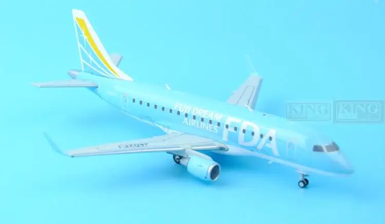 XX2561 JC Fuji Wings dream Aircraft JA02FJ Blue 1:200 ERJ 170 коммерческие реактивные модели самолета