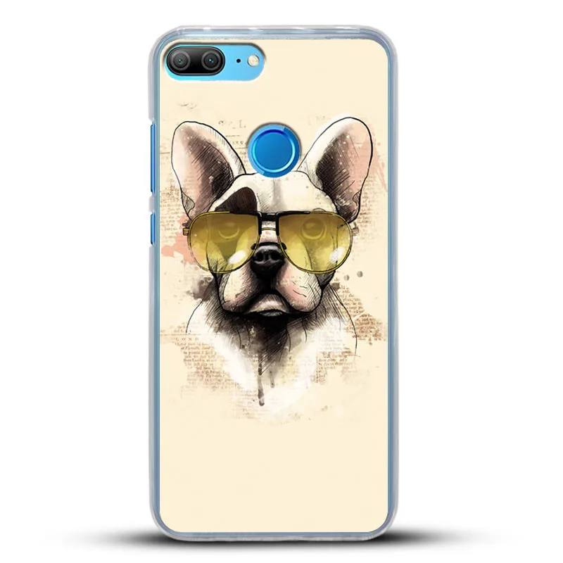 чехол на хонор 9 лайт Дело Мягкий Силиконовый Мультфильм Окрашенные ТПУ для Huawei