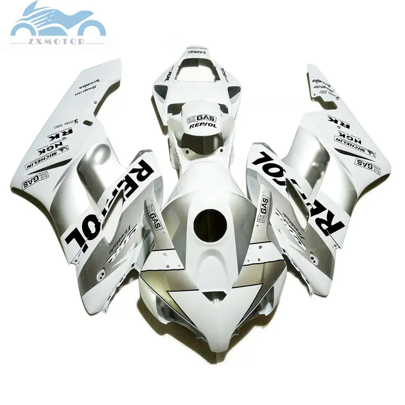Комплект обтекателей ABS для HONDA 2004 2005 CBR1000RR белый Обтекатели repsol CBR 1000 RR 04 05 детали