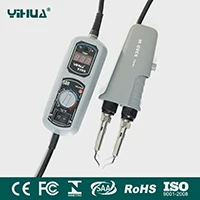 Горячая YIHUA 898BD+ 2в1 SMD Электрический паяльник и тепловая фена паяльная сварочная станция