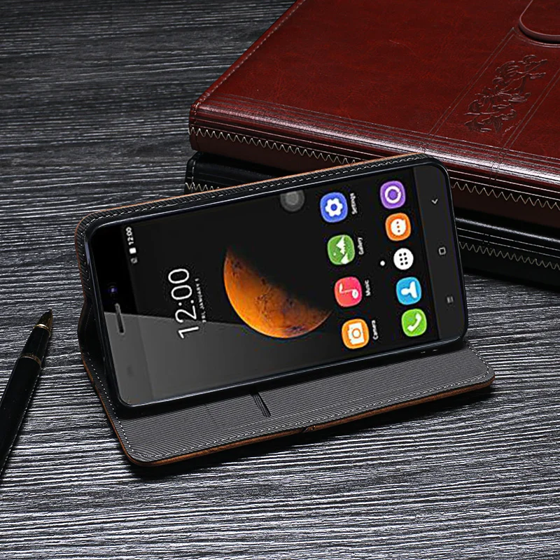 Роскошные Флип Бумажник PU ретро кожаный чехол для Oukitel C3 C 3 крышка 5 0 дюймов Стенд