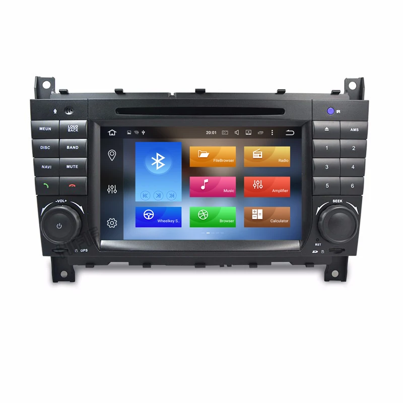 DSP 7 &quot2 Din octa Core Android 10 автомобильный DVD GPS для Mercedes/Benz C Class W203 2004 2007 C200 C230 C240 C320 C350 CLK