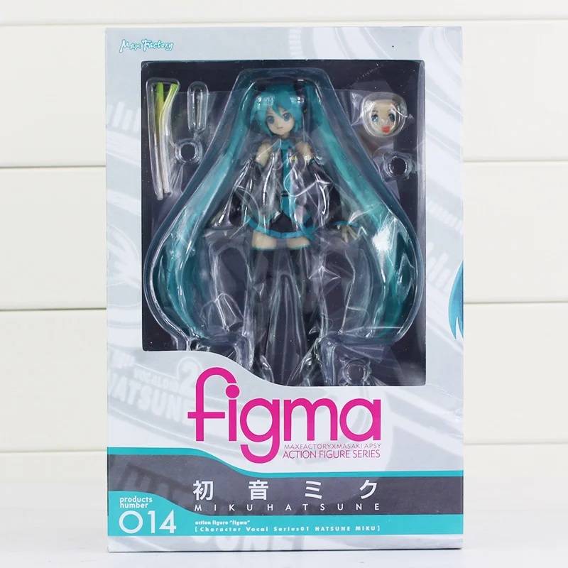 6 &quot15 см Аниме Хацунэ Мику фигура фигма 014 ПВХ фигурка Коллекционная Brinquedos