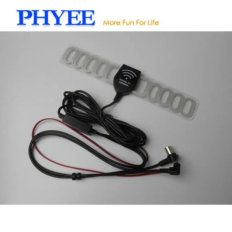 Автомобильная активная антенна аналоговый ТВ автоприемники RF & DC3.5 разъем