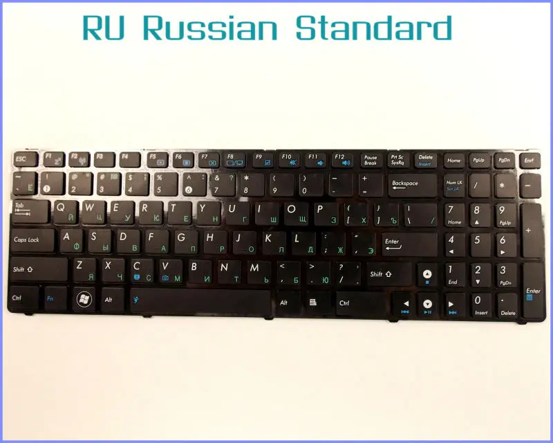 Русская версия Клавиатура для ноутбука ASUS K50 K50I K50C K50AB K50AD K50AF K50IN K50IJ P50 P50IJ ноутбук