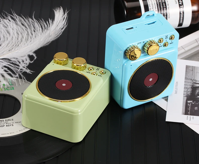 Nasin T10 Мини Bluetooth мини-динамик с Hillbilly кошачий стиль fm-радио стерео Hifi звуковая коробка Громкая связь для xiaomi iphone