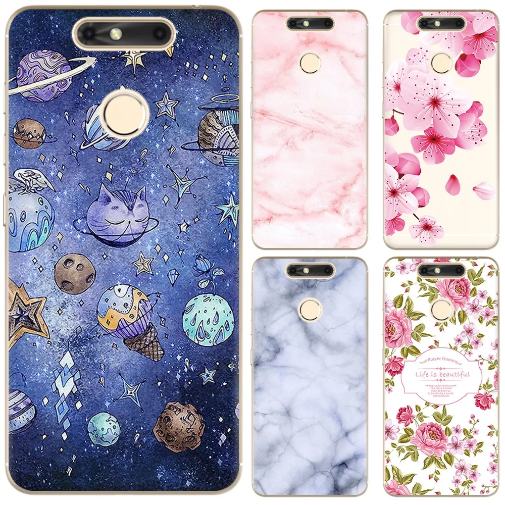 ZTE Blade V8Q Case Silicone Soft TPU Cartoon for Phone Back Cover Shell Funda Capa 5.0-inch |