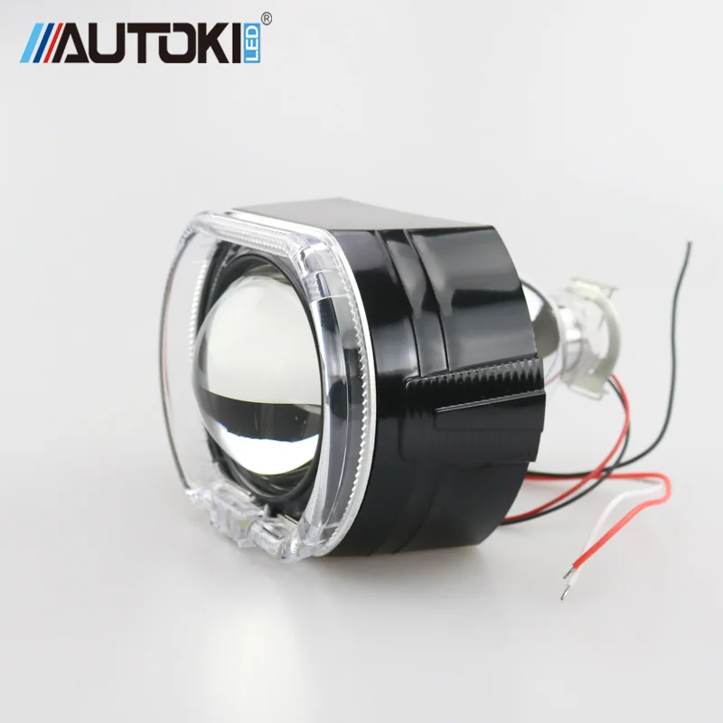 Новые 2.5 дюйма X5 LED руководство DRL глаза ангела Биксеноновая объектив проектора