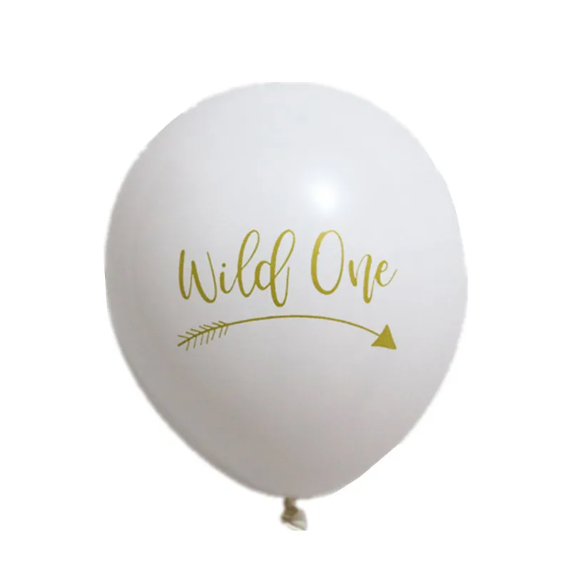 Wild One латексные воздушные шары Boy украшения для первого дня рождения|Воздушные и