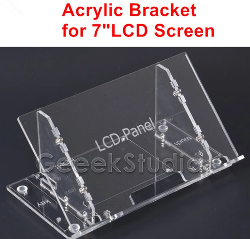 Прозрачный акриловый кронштейн для Raspberry Pi 7 &quotЖК-экран панель цифровой экран |