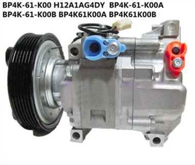 BP4K61K00A H12A1AG4DY ac компрессор для Mazda 3 1 6 H12A1AF4DW|Компрессор и муфта кондиционера| |